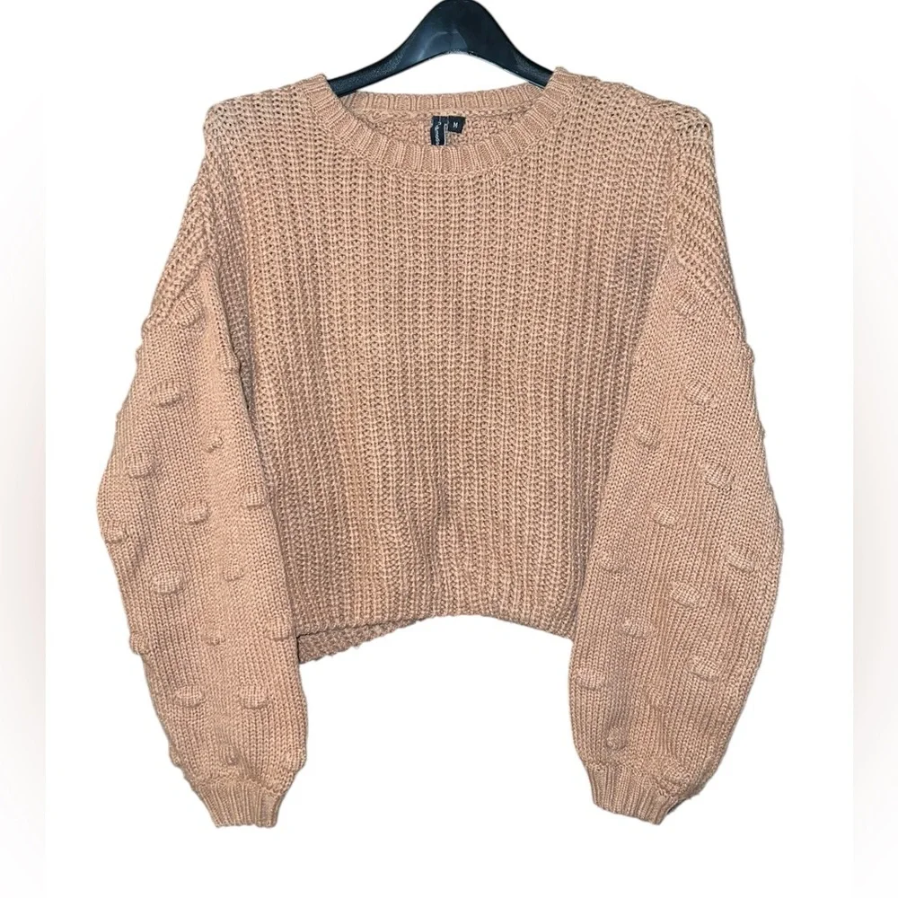 Moon & Madison Pink Bubble Sweater Women’s Medium - Picture 1 of 4